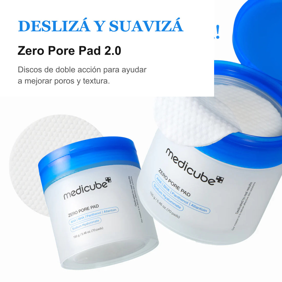 Medicube Zero Pore Pad 2.0: discos de doble acción para poros y textura